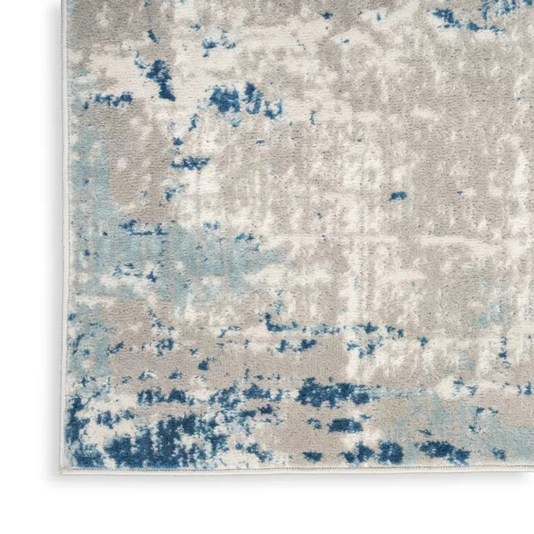 Addie Slate Gray/Light Beige/Ivory Rug
