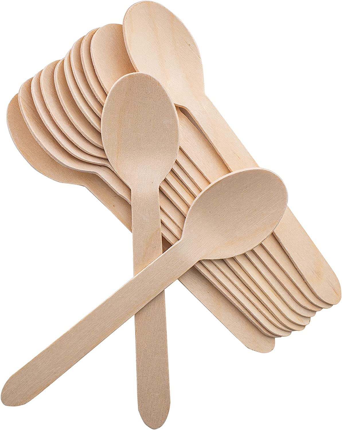 Perfect Stix 6.25" Wooden Cutlery Spoons- Pack of 250ct