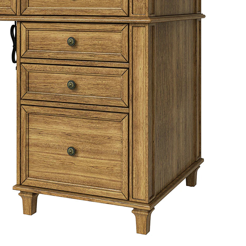 Christian 50" Farmhouse Desk with Lift Top and USB
