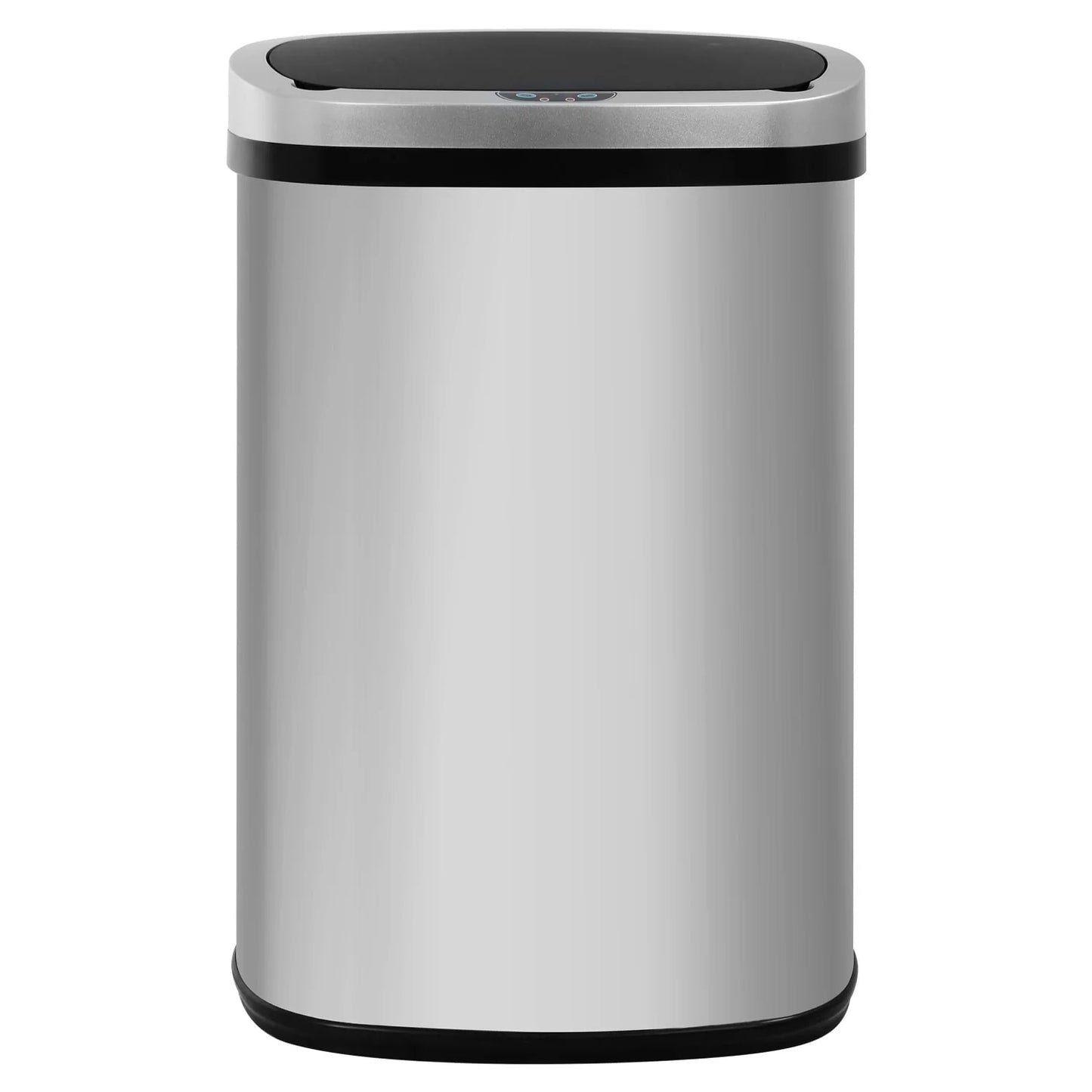 Motion Sensor 13 Gallon 50 Liter Stainless Steel Odorless Slim Trash Can by Furniture of America