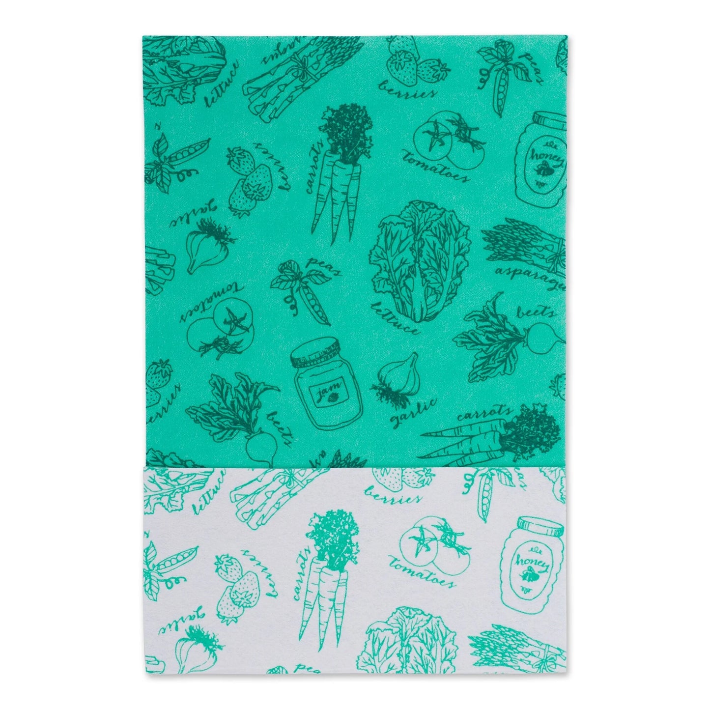 DII Nautical Blue Market Print Fridge Liner (Set of 6)