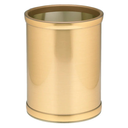 Mylar Metalic 10.25-inch Round Waste Basket