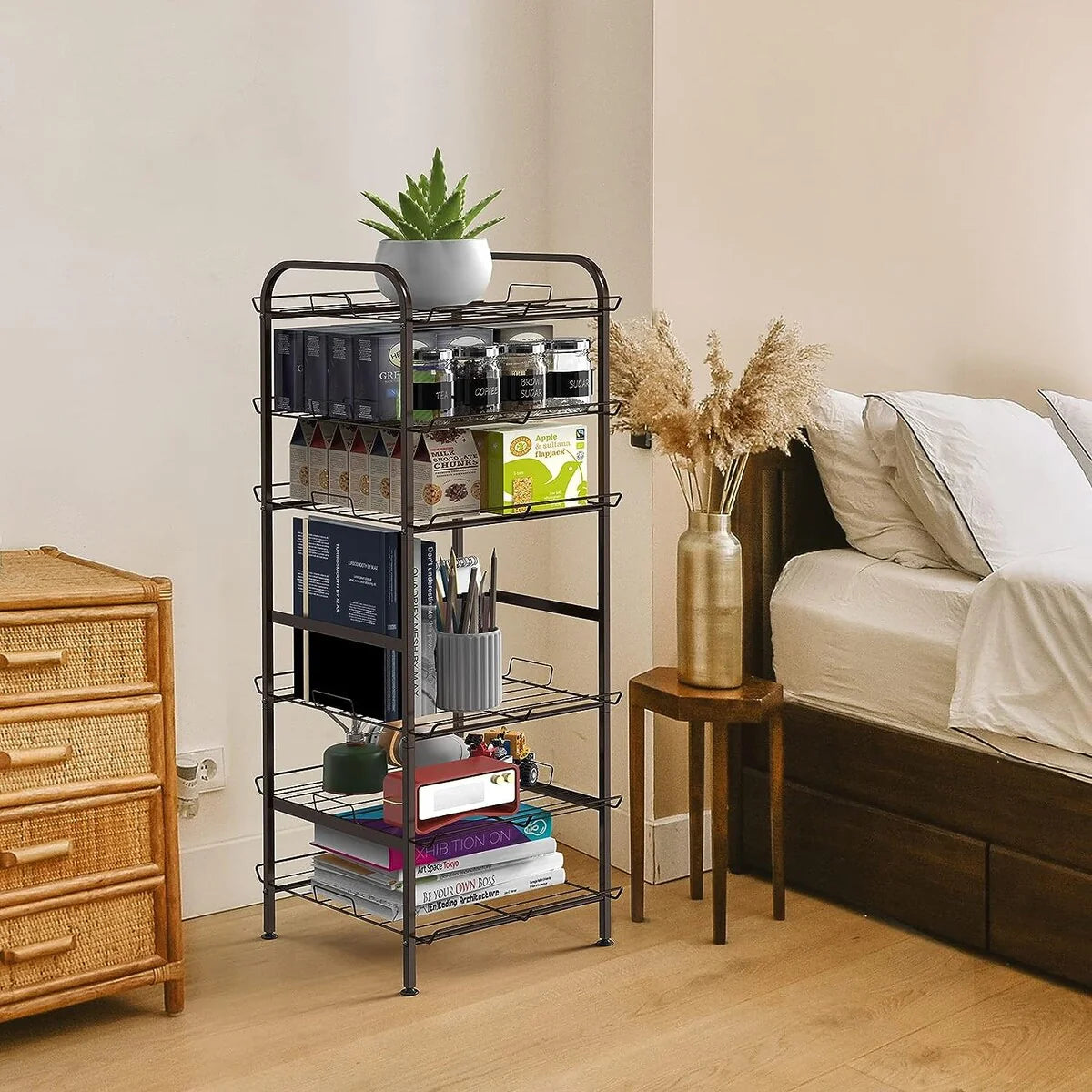 Water Bottle Organizer Vertical Free Standing Storage