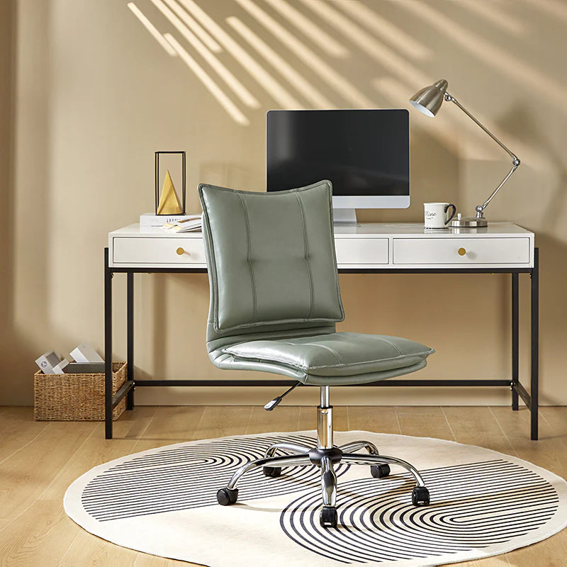 Edwin Leather Swivel Task Chair