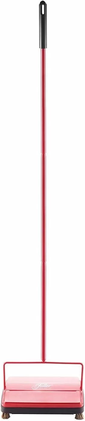 Fuller Brush 17027 Carpet & Floor Sweeper- Mini Stick Cleaner For Hardwood Surfaces, Wood Floors, Laminate, Tile- Small & Portable For The Home Or Office - Cleans Dust Pet Hair- Electrostatic & Silent