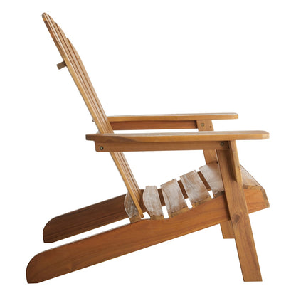 Adirondack Natural Wood Patio Chair