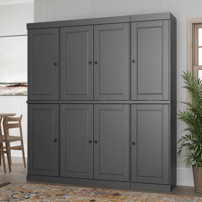 100% Solid Wood 65" Kitchen China Pantry Buffet by Palace Imports - 65" x 71.5"