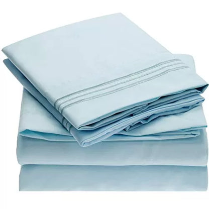 Brushed Microfiber Hypoallergenic 4 pcs Bedsheet Set