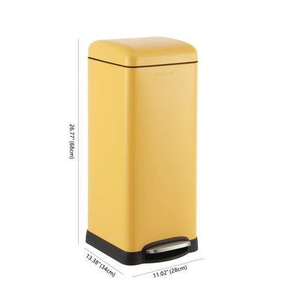 happimess Betty Retro 8-Gallon Step-Open Trash Can