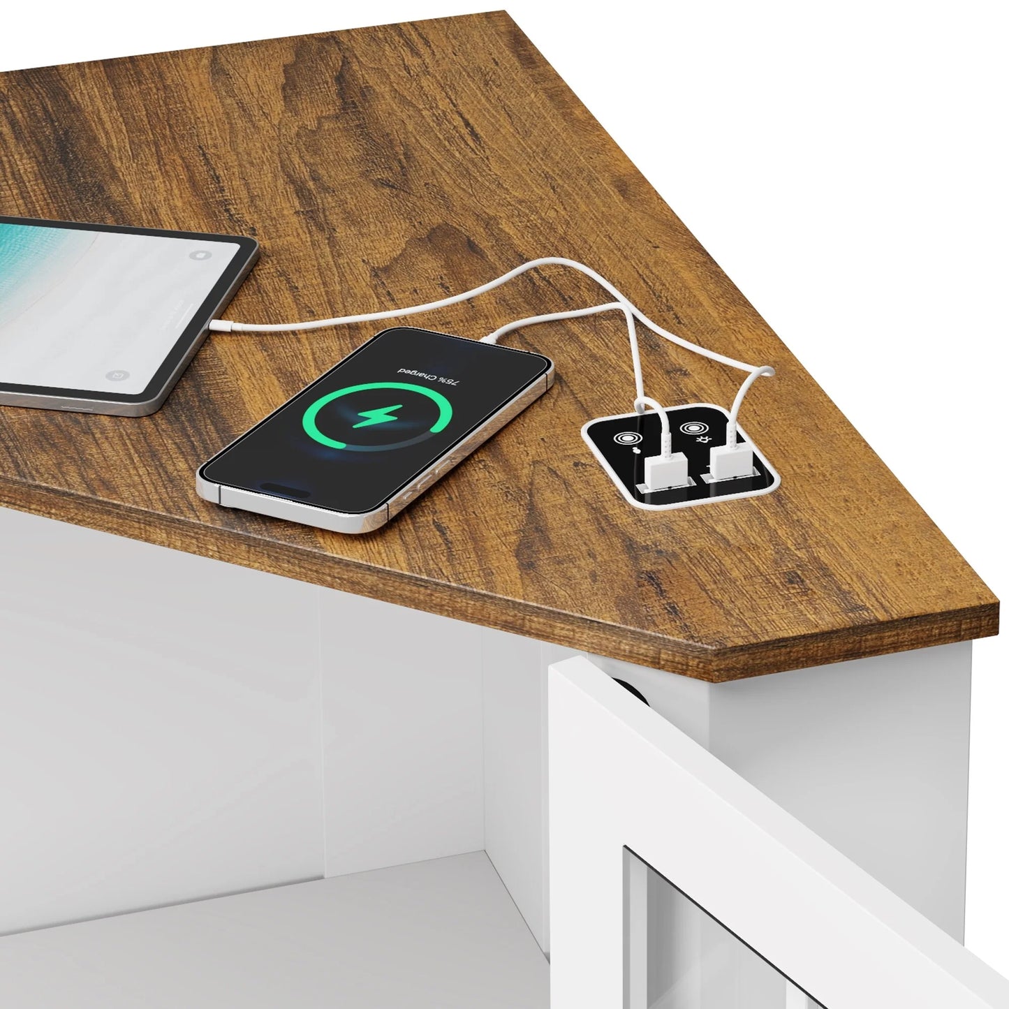 20"Wide Corner Storage Cabinet - N/A