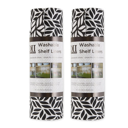 DII Grey Lattice Shelf Liner (Set of 2)