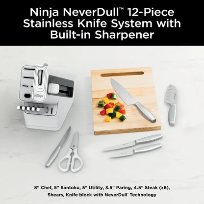 Ninja NeverDull Essential Knife System 12 Piece Set K22012WH