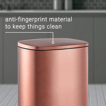 happimess 13-Gallon Trash Can with Soft-Close Lid and FREE Mini Trash Can