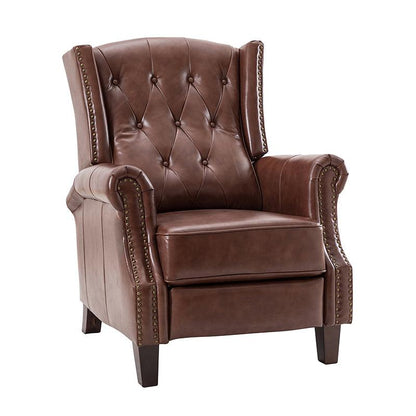 Ryland Genuine Leather Manual Recliner