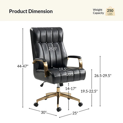 Conelius Leather Ergonomic Executive Office Chair