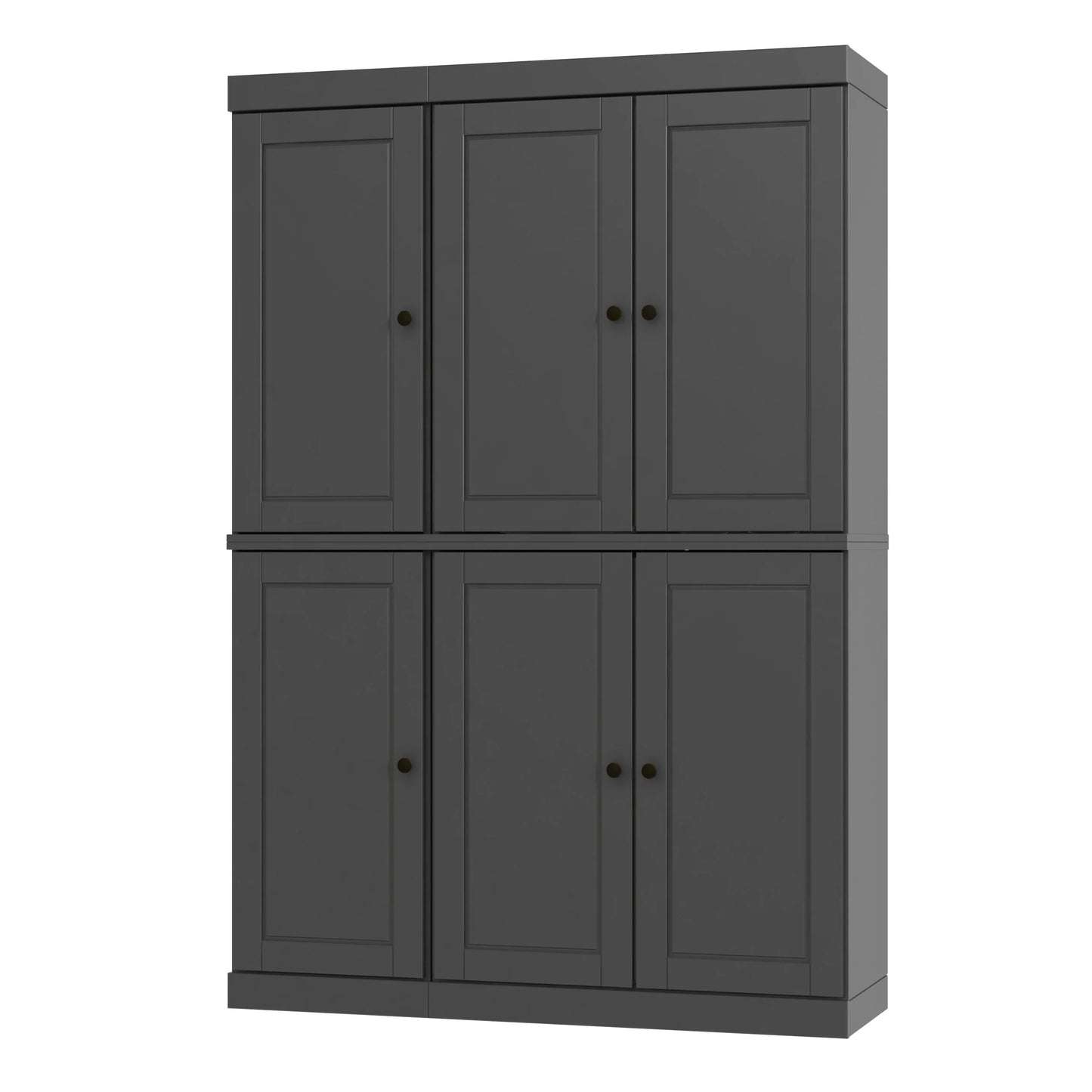 Palace Imports 100% Solid Wood 48.5" China Pantry Cabinet with Solid or Clear Glass Doors and Adjustable Shelves - 48.5" x 71.5"