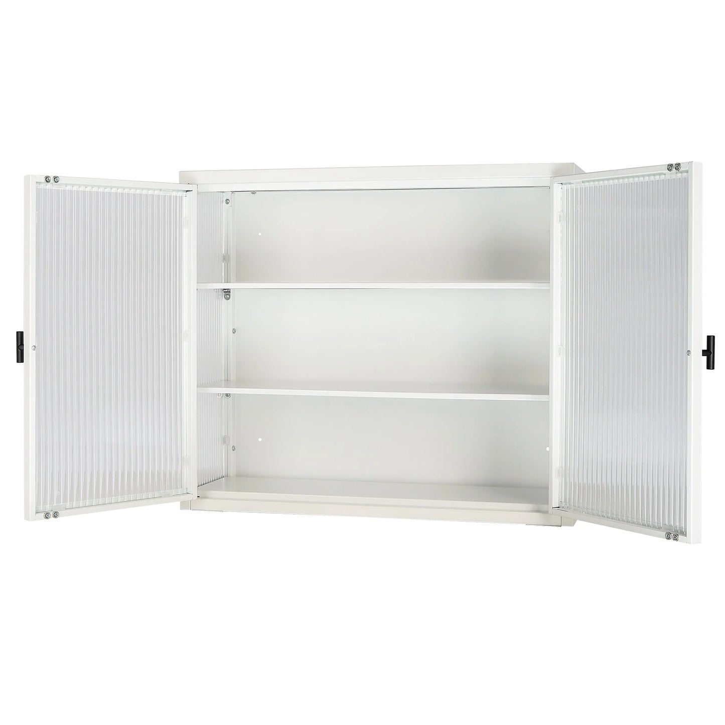 Retro Style Glass Door Wall Cabinet