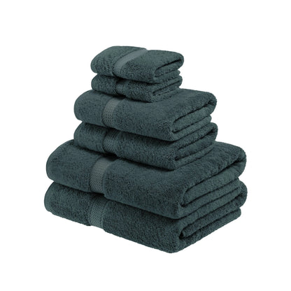 Superior Egyptian Cotton Pile Heavyweight 6-Piece Towel Set