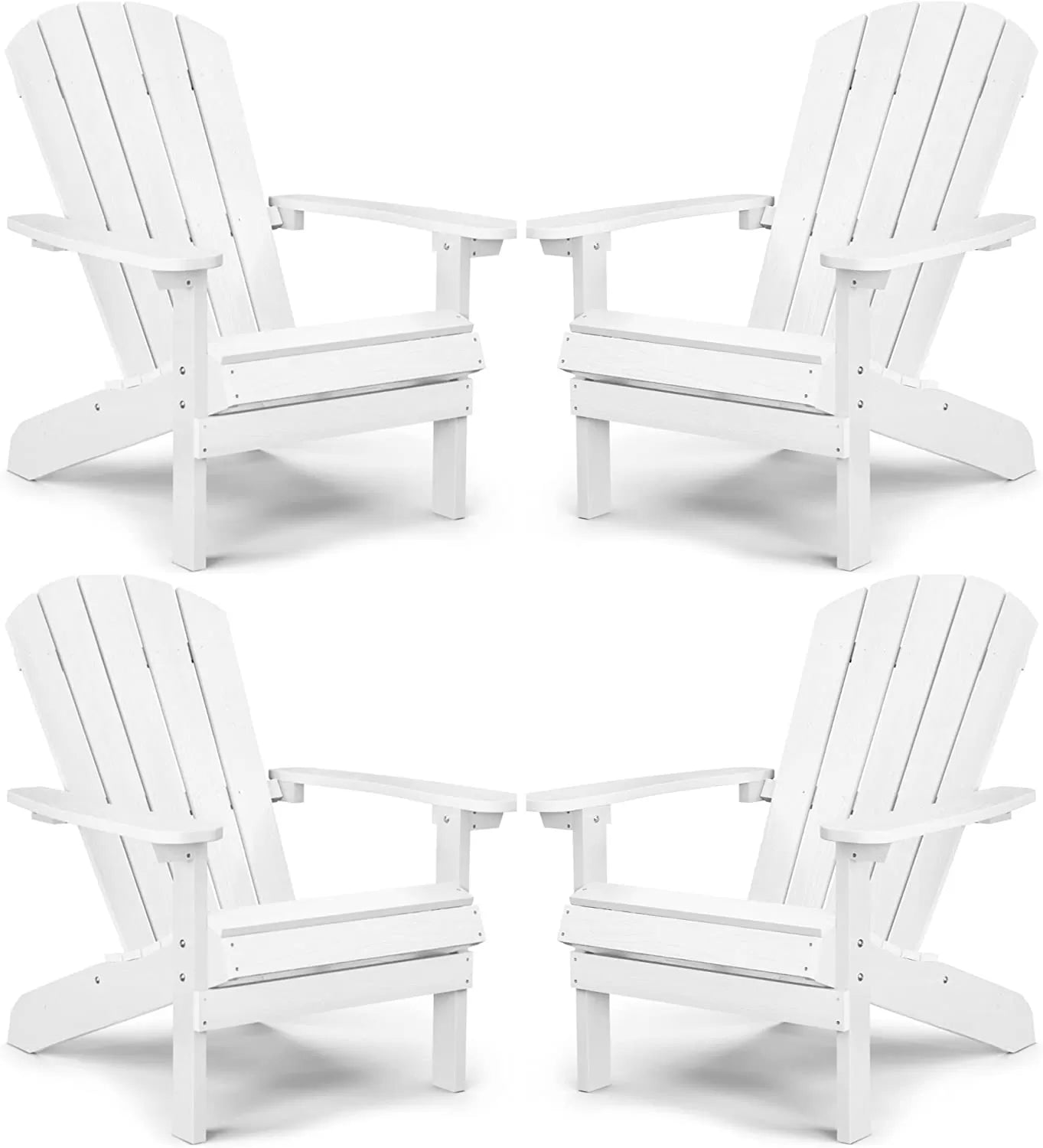 Adirondack Chair ,Patio Chairs 5 Steps Easy Installation,Widely Used in Outdoor, Fire Pit, Deck, Outside, Garden, Campfire Chairs