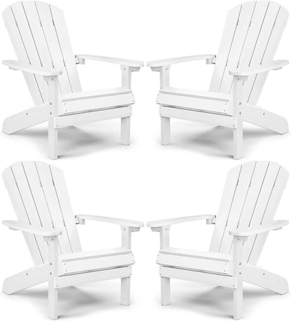 Adirondack Chair ,Patio Chairs 5 Steps Easy Installation,Widely Used in Outdoor, Fire Pit, Deck, Outside, Garden, Campfire Chairs
