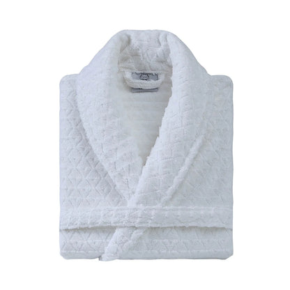 Ozan Premium Home Azure Bathrobes Collection 100% Turkish Cotton Unisex Terry Cloth Bathrobe