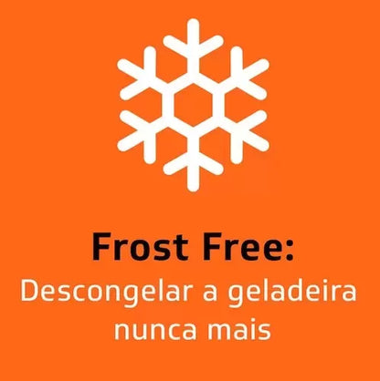 Brastemp BRE57AK Frost Free Refrigerator with Turbo Ice Inverse - 443L