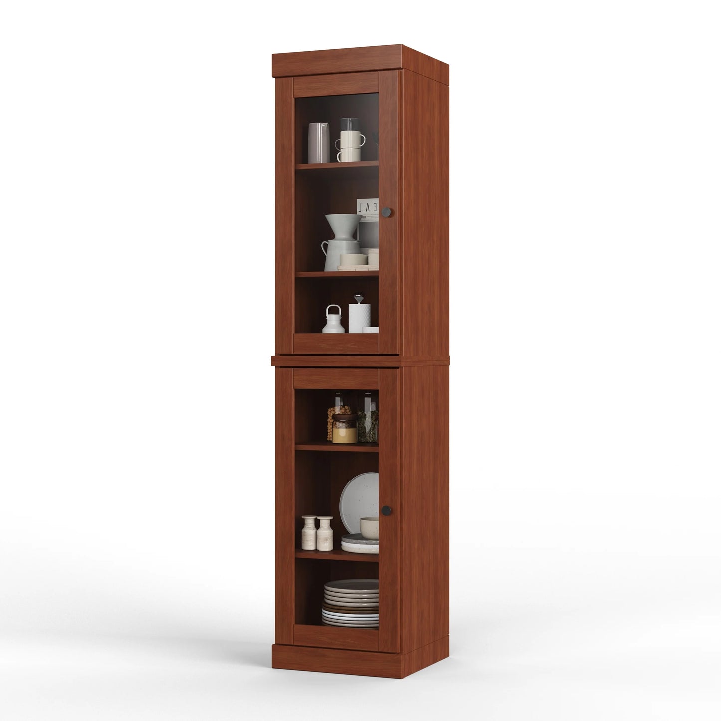 100% Solid Wood 16.5" Kitchen Pantry Cabinet with Doors by Palace Imports