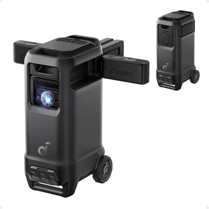 soundcore Nebula X1 Pro Mobile Theater: 4K Triple Laser Projector with 200" Silent Inflatable Screen, 3500 ANSI Lumens, 7.1.4 Dolby Atmos, 56000:1 Contrast, Optical Zoom, Wireless Battery Pump