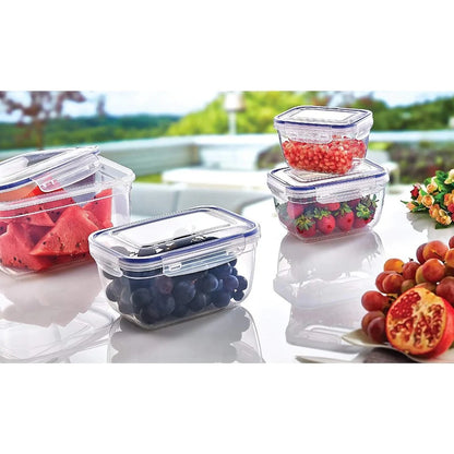 3 Pack Deep Rectangular Sealed Containers - 20 oz., 33 oz.,60 oz.