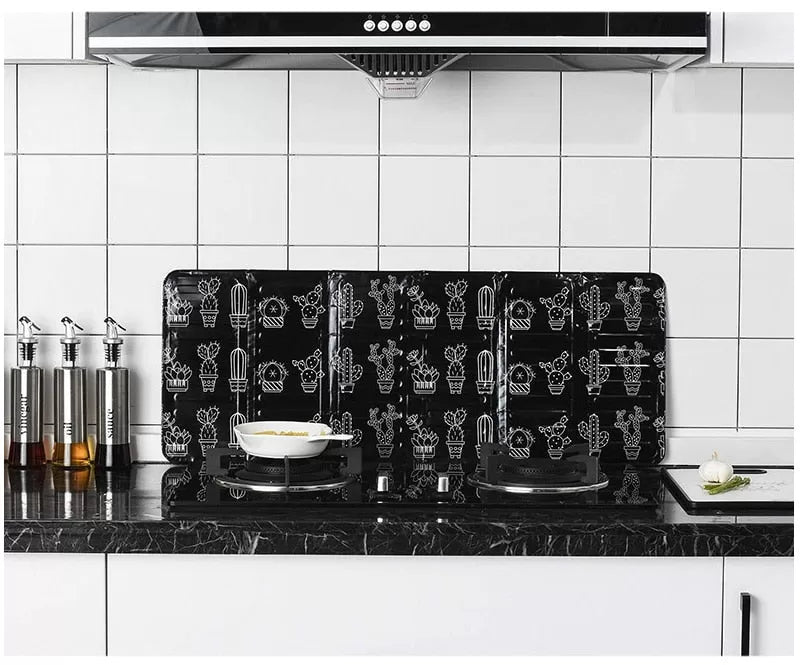 Aluminum Foldable Kitchen Gas Stove Baffle Plate