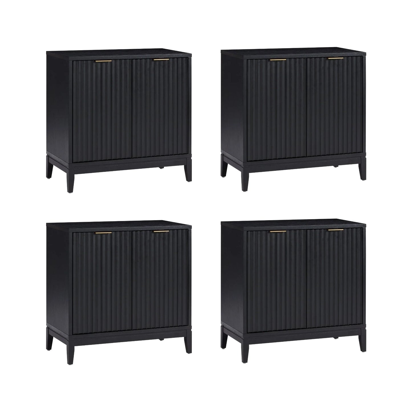 Jasper Modern Sideboard, Kitchen Storage Cabinet with Fluted Doors