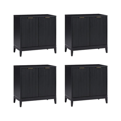 Jasper Modern Sideboard, Kitchen Storage Cabinet with Fluted Doors