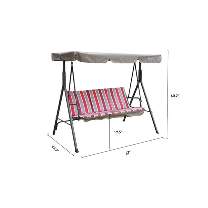 Otterburn Patio Porch Swing with Stand