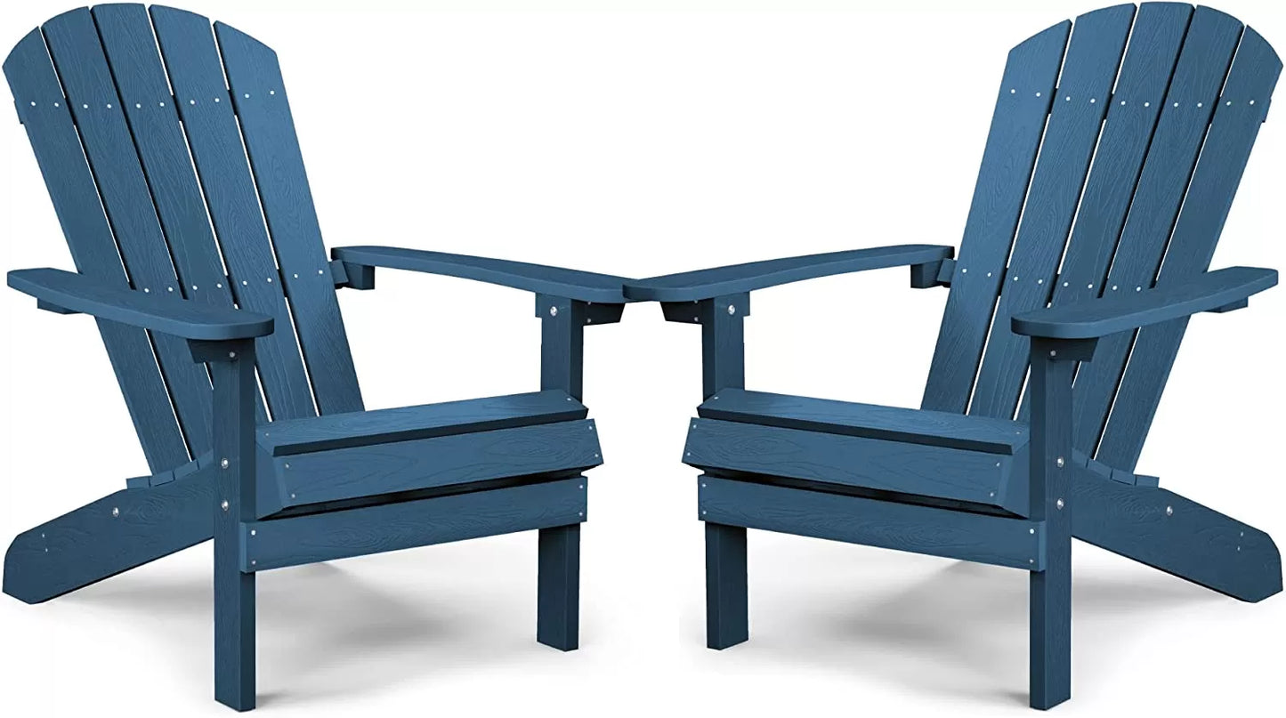 Adirondack Chair ,Patio Chairs 5 Steps Easy Installation,Widely Used in Outdoor, Fire Pit, Deck, Outside, Garden, Campfire Chairs