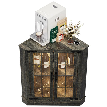 20"Wide Corner Storage Cabinet - N/A