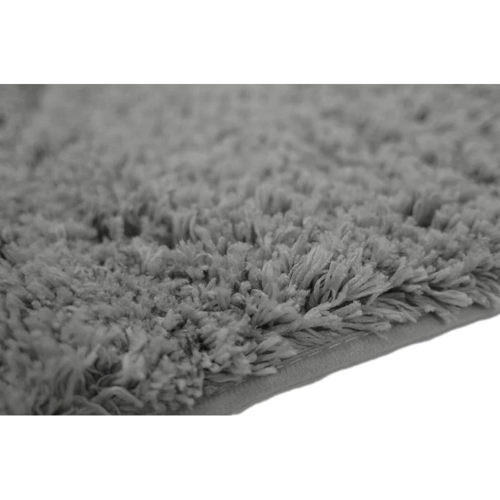 Queen Mary 3 Piece Bathroom Rug Set, Luxury Soft Plush Bath Mat, Contour Rug, Lid Cover, Non-Slip