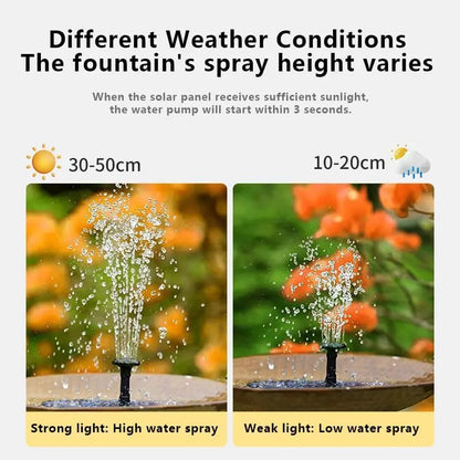 Solar Bird Bath Fountain Pump