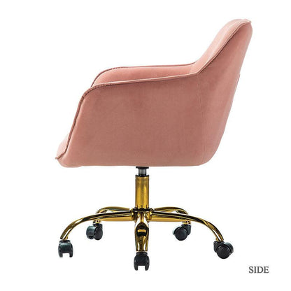 Jovida Velvet Tufted Office Chair