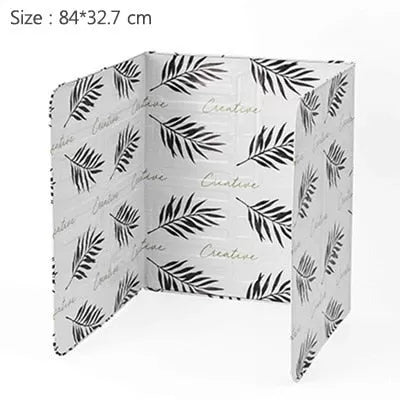 Aluminum Foldable Kitchen Gas Stove Baffle Plate