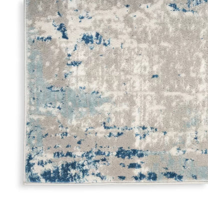 Addie Slate Gray/Light Beige/Ivory Rug