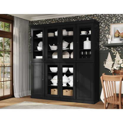 100% Solid Wood 65" Kitchen China Pantry Buffet by Palace Imports - 65" x 71.5"