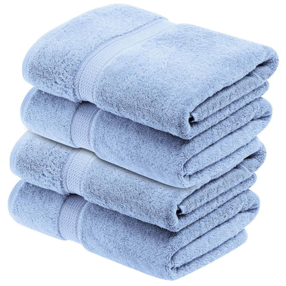 Superior Egyptian Cotton Pile Heavyweight Bath Towel Set of 4