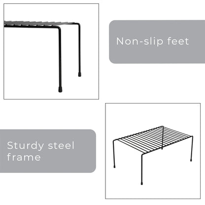 Smart Design Cabinet Storage Shelf Rack - 8.5 x 13.25 inch
