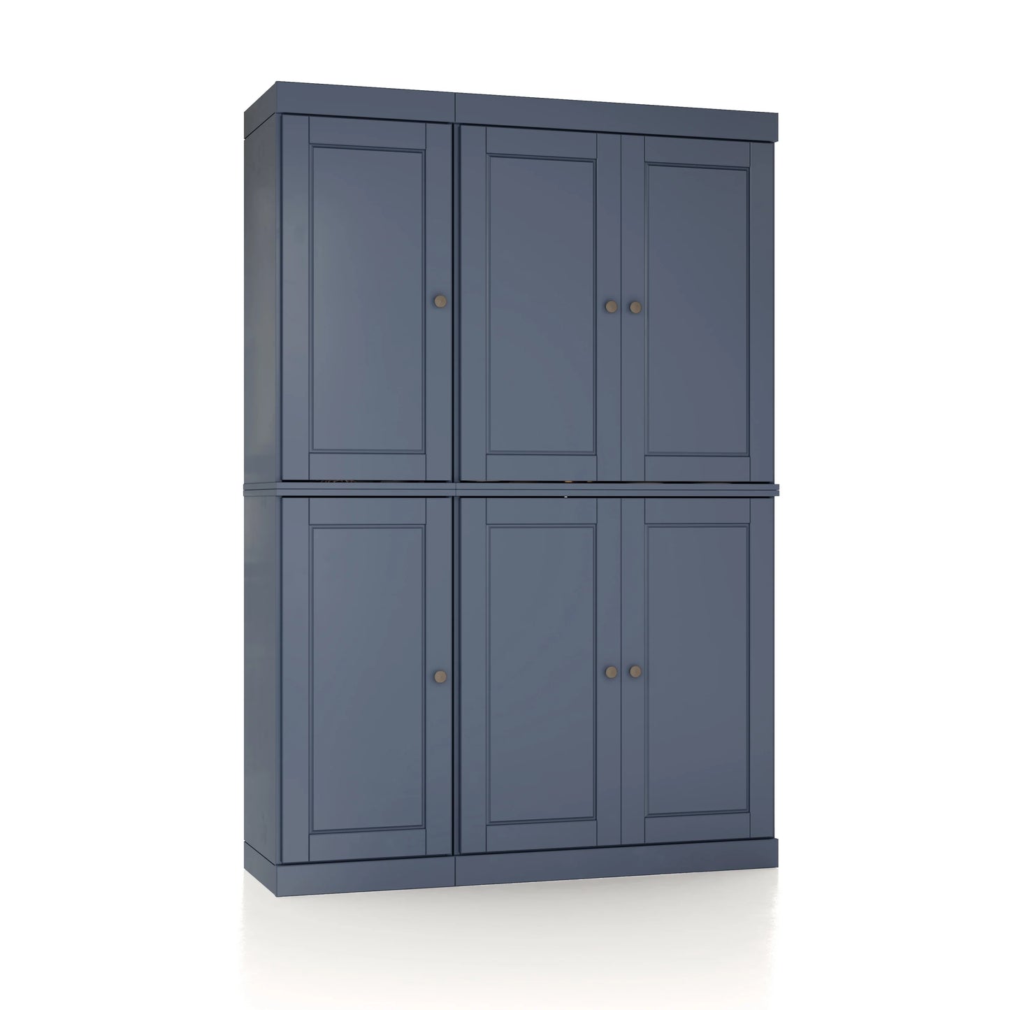 Palace Imports 100% Solid Wood 48.5" China Pantry Cabinet with Solid or Clear Glass Doors and Adjustable Shelves - 48.5" x 71.5"