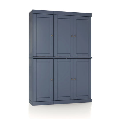 Palace Imports 100% Solid Wood 48.5" China Pantry Cabinet with Solid or Clear Glass Doors and Adjustable Shelves - 48.5" x 71.5"