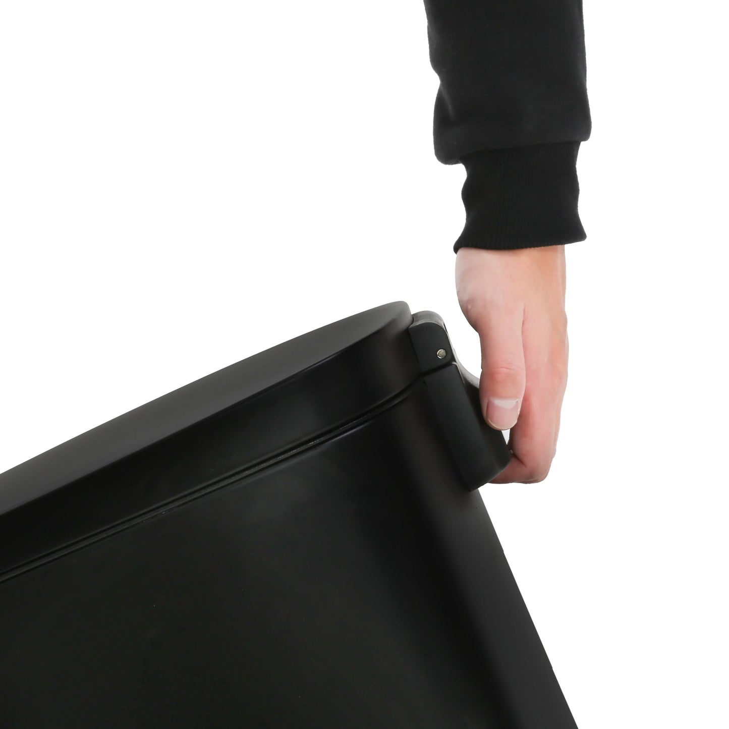 13 Gallon 50 Liter Stainless Steel Step Trash Can with Removable Inner Bucket by Furniture of America