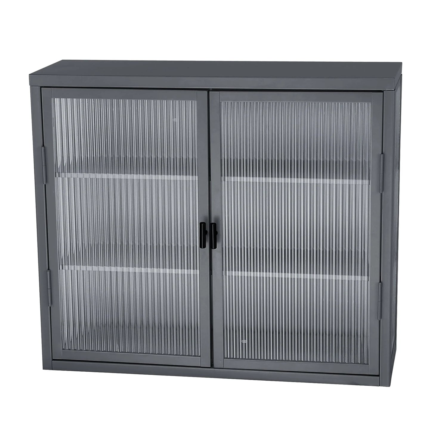 Retro Style Glass Door Wall Cabinet