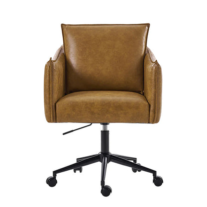 Fabius Mid-Century Modern Height-Adjustable Swivel Office Chair
