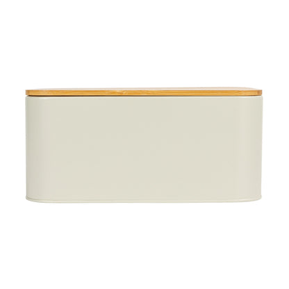 Metal "Bread" Bin with Bamboo Lid