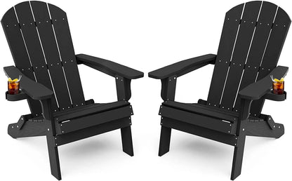Adirondack Chair ,Patio Chairs 5 Steps Easy Installation,Widely Used in Outdoor, Fire Pit, Deck, Outside, Garden, Campfire Chairs